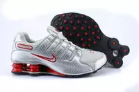 baskets nike shox nz taille 36-46 -argent-rouge06